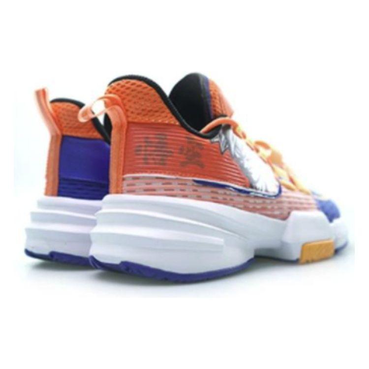 Anta Dragon Ball X  Saiyan Goku Anime Graffiti Shock Absorption Non-Slip Wear-Resistant Low-Top Basketball Shoes Men Basketball Shoes 112021615-2