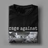 Męski T-shirt Rage Against The Machine  Topy z czystej bawełny Nowość Krótki rękaw Okrągły dekolt T-shirt Pomysł na prezent T-shirt