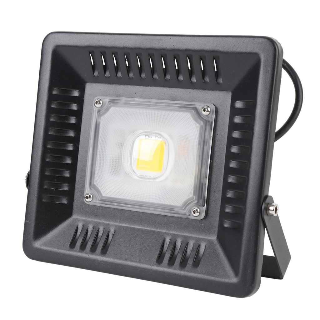 50W LED Flood Light IP65 Rain Proof Hardwired 5000LM Super Bright Floodlight with Adjustable Metal