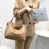 Genuine Leather Women Handbag Luxury Design Women Shoulder Bag Large Capacity Crossbody Tote Bag First Layer Cowhide Bag