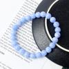 Reiki Blue Sardonyx Beads Bracelets Men Natural Stone Lace Agates Skincare Bracelets for Women Moss Agate Healthcare Jewelry New