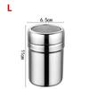 1PC Stainless Steel Mesh Condiment Shaker Dusters Dusting Salt Shaker Spice Jar Salt Sugar Pepper Shaker Box Cocoa Icing Powder