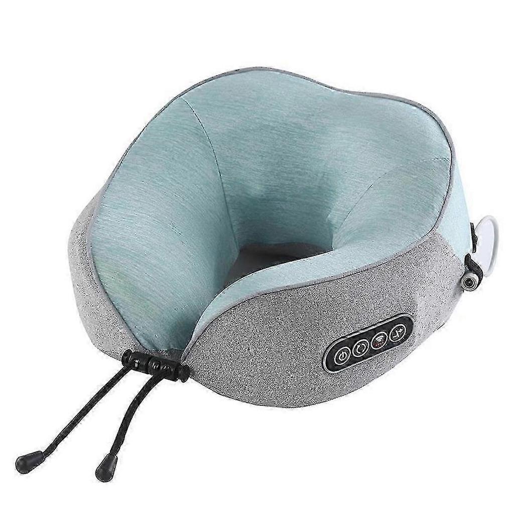 Oreiller Massant de Nuque en Forme de U Rechargeable Intelligent - Massant de Nuque en Mousse à Mémoire Respirante