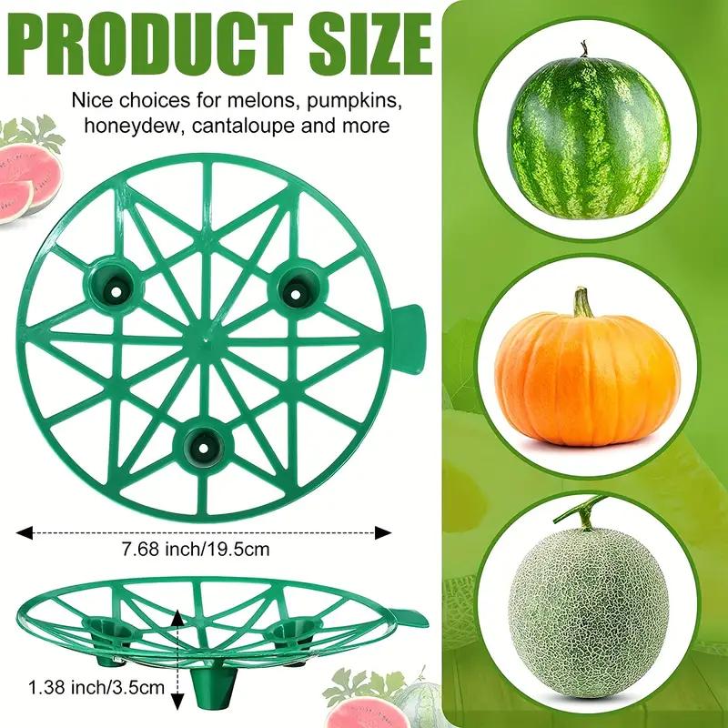 10/5Pcs Durable Blue Plastic Watermelon Support Trays - Anti-Rot, Sturdy Design For Garden & Farm Fruit Display, Ideal For Melon