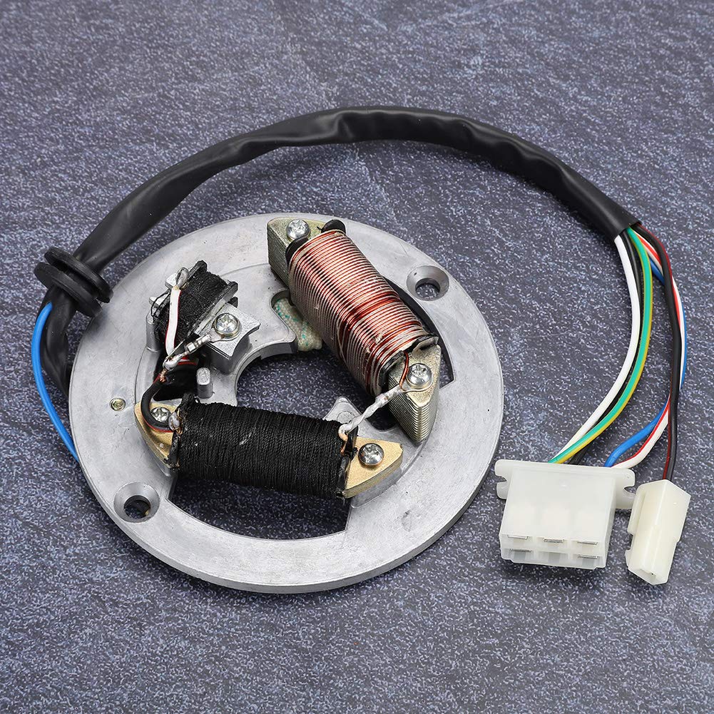Motorrad Stator Zündung Elektromagnetischer Stator Stator Motorrad Elektrisch Edelstahl Kupfer 115mm 300mm Yamaha PW80 Ersatz Motorrad