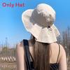 Outdoor Sunshade Hat With Wide Brim And Polyester Fabric For Hiking