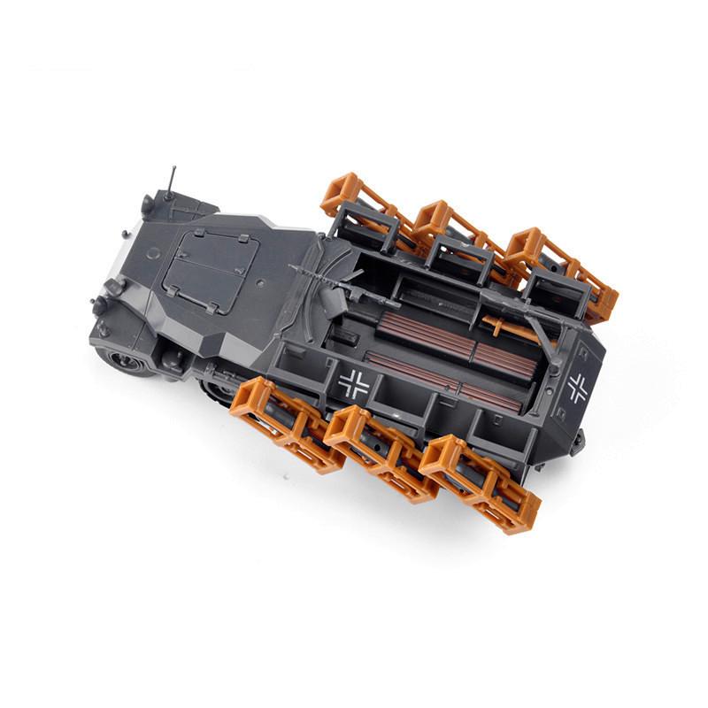 New 1/72  Assembly Model Building Tool Rocket Launcher Armoured Vehicle Military Model Toy Gift For Boys A24
