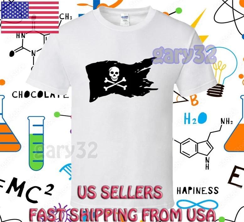 NEW SHIRT PIRATE FLAG TALK LIKE A PIRATE LOGO T shirt FUNNY USA SIZE S-5XL XL