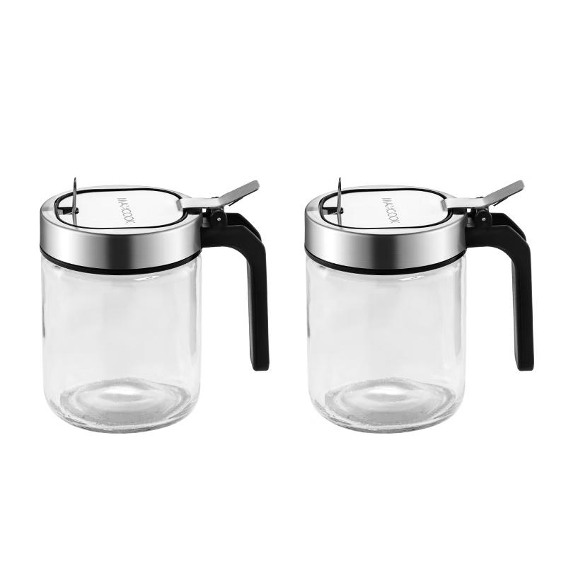 MAXCOOK Glass Kitchen Seasoning & Oil Bottles