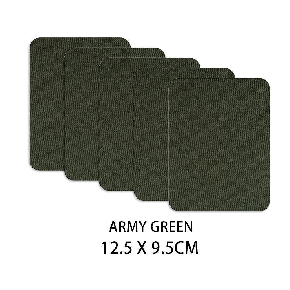 4.9 x 3.7 Inch Iron on Fabric Patch No Sew Denim Patch Adhesive Colorful Jacket Jean Clothes Pants Denim Patch DIY for Repairing