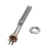 Tubo Riscaldante in Acciaio Inossidabile con Testa in Rame da 1 Pollice/32mm/DN25 Elemento Riscaldante Elettrico 110/220/380V per Scaldabagno 1/2/3/4/6KW
