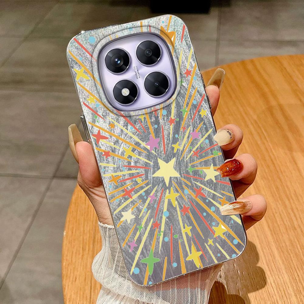 Gradient Colorful Butterfly For Xiaomi Redmi Note 13 14 Pro 4G Note 14 Pro+ 5G Poco X6 Cases Cover Soft Phone Case Silicone Shell Back Funda Bumper