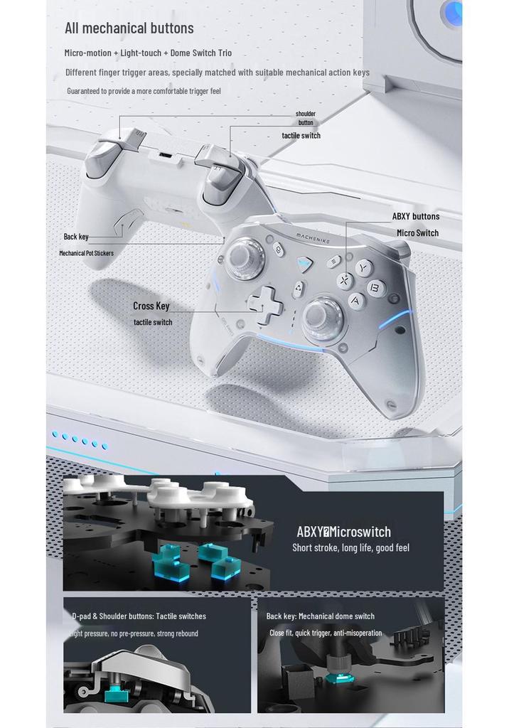 Mechanic G5 Pro Wireless Bluetooth Game Controller for Switch & Xbox - Black Myth Wukong Edition