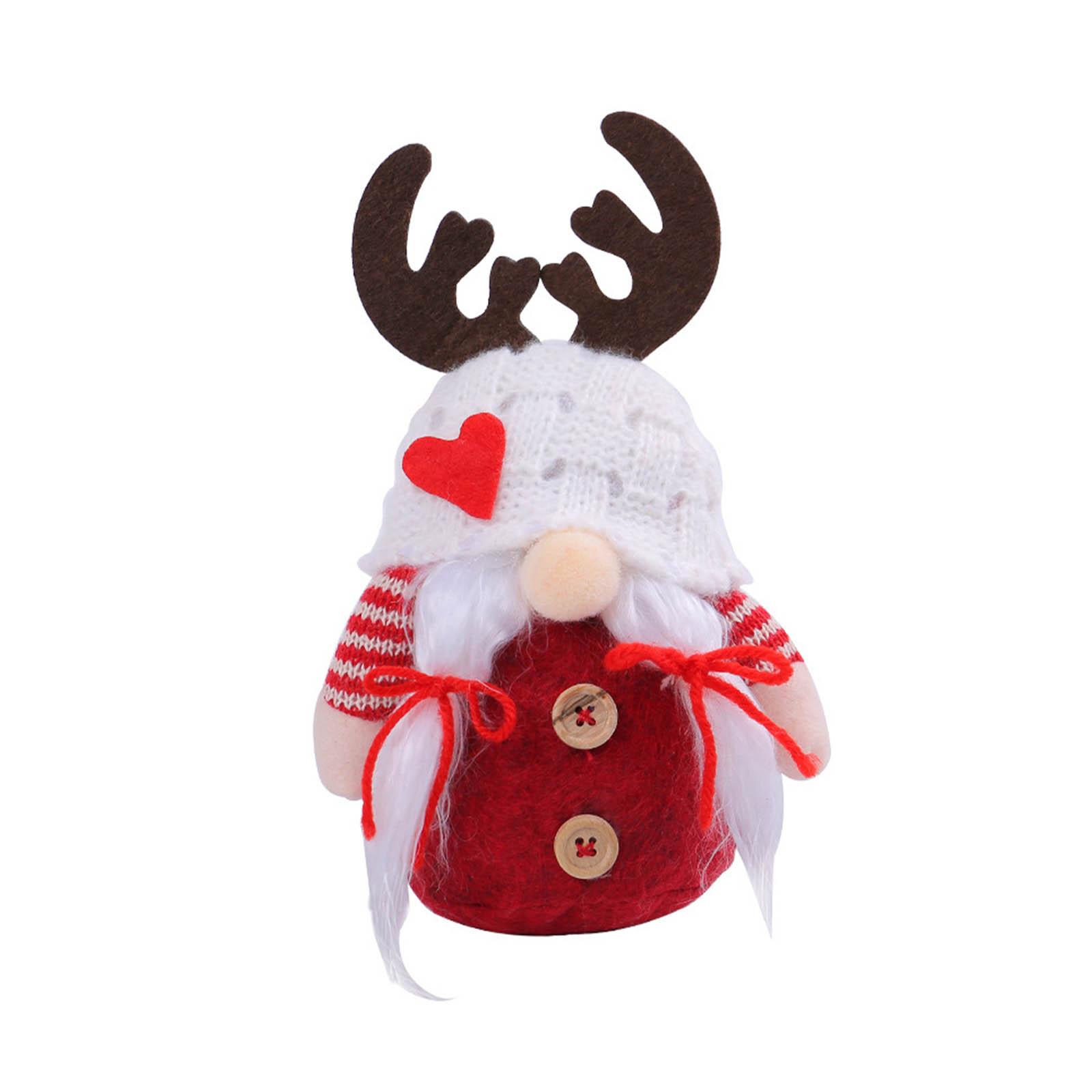 

Рождественский гном, вязаная кукла из пряжи, милые позитивные энергичные забавные кукольные украшения One Size