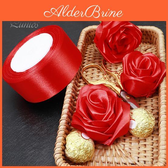 1 Wide Roll 4cm 22m Satin Wedding Ribbon Roll Gift Wrapping Bouquets Bow Making Decoration Home Decor