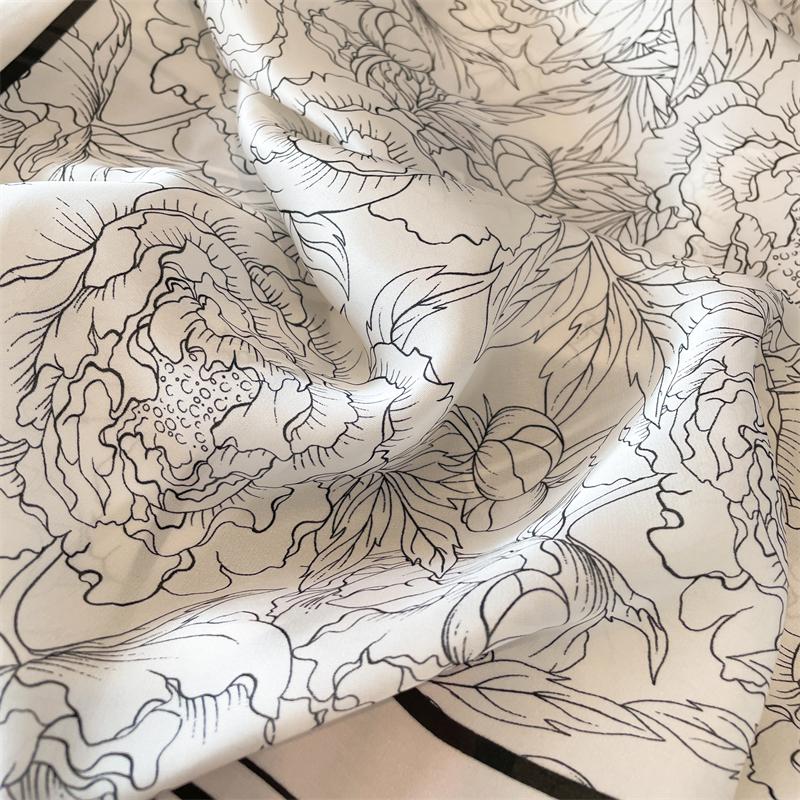 Fashion Scarves For Women Shawl Print Silk Satin Hijab Scarf Female Bandana 70*70Cm Luxury  Square Shawls Scarfs For Ladies