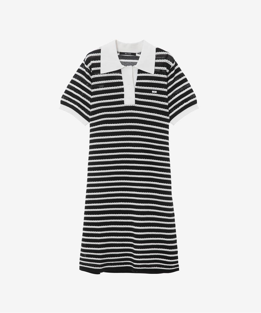 Jucy Judy Striped Knit Dress (+Inner) Jzop324E