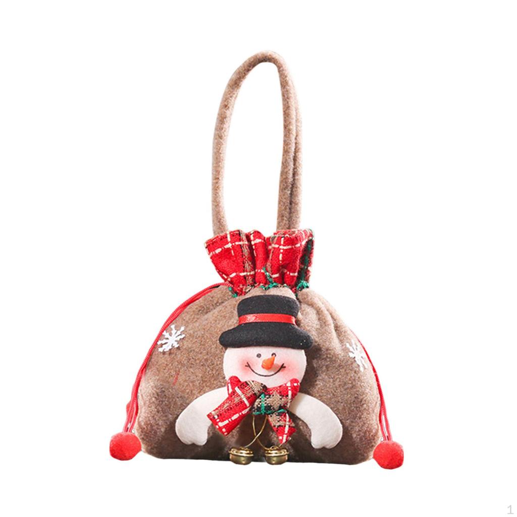 Sacos de Doces de Natal Pacote Armazenamento, Enfeites Saco de Chocolate, Presente
