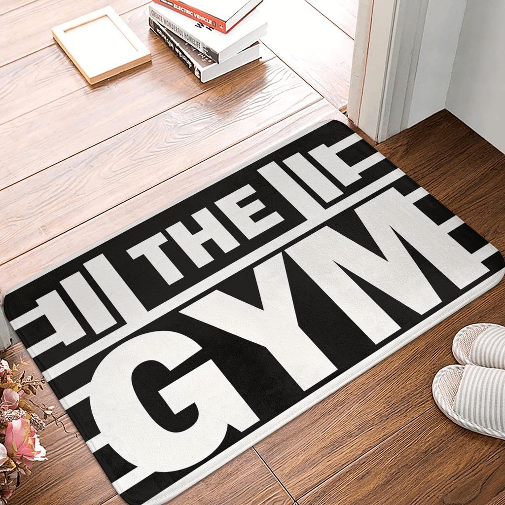 Eat Sleep Train Repeat Fitness Motivational Doormat Non-Slip Entrance Kitchen Bath Floor Door Mats Garden Carpet Rug