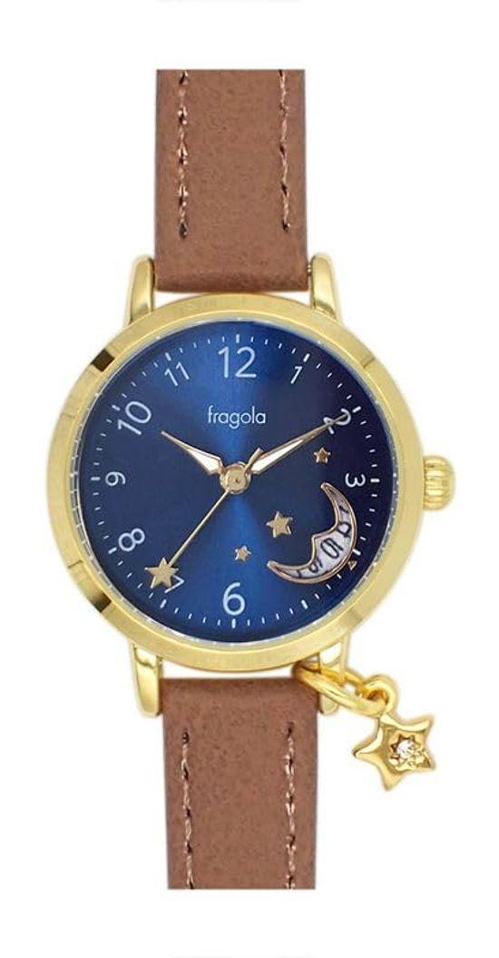 

[Follow] Watch fragola Moon Date Watch N00423S-1 BR Women s Brown