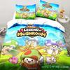3D Print Anime Game Legend Of Mushroom Pattern Duvet Cover Sets Comforter Bed Linen Gift Twin Queen King Size Romantic Home Gift