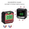 Digital Spirit level Horizon Vertical Measure Protractor Inclinometer Horizontal Scale Ruler 90degree Angle Finder Portable Bubble Electric Level