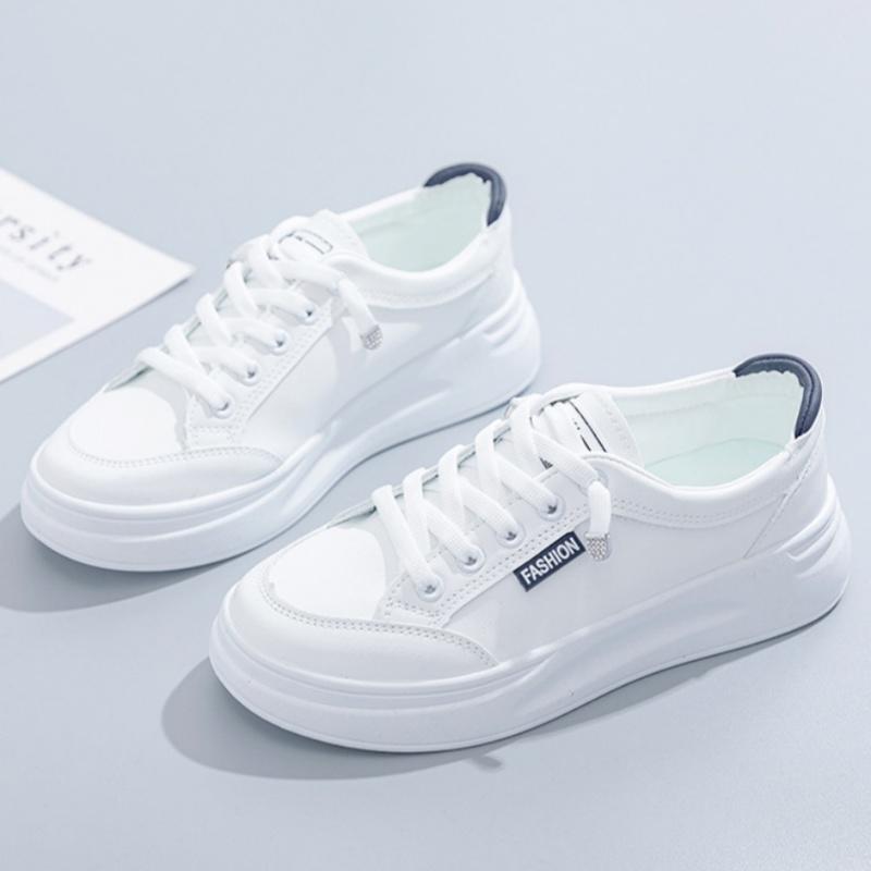 Spring Autumn New Round Toe Comfortable Casual Sports Shoes for Women Fashionable and Elegant Anti Slip Student Running Shoes