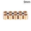 10Pcs Billiards Snooker Brass Ferrule Snooker Pool Cue Ferrule Cue Repair Tool