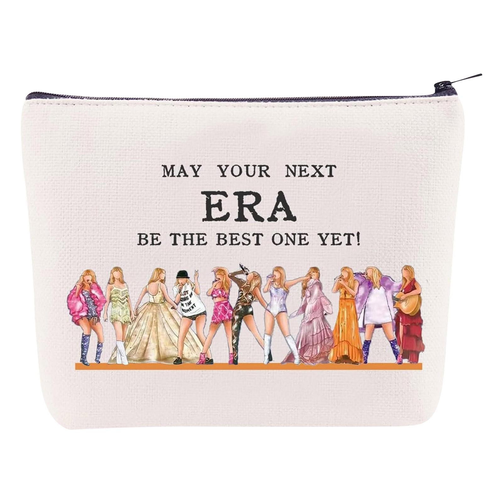 

Cosmetic Bag Gift Bag Cotton And Linen Cartoon Letter Printed Storage Bag Linen One Size