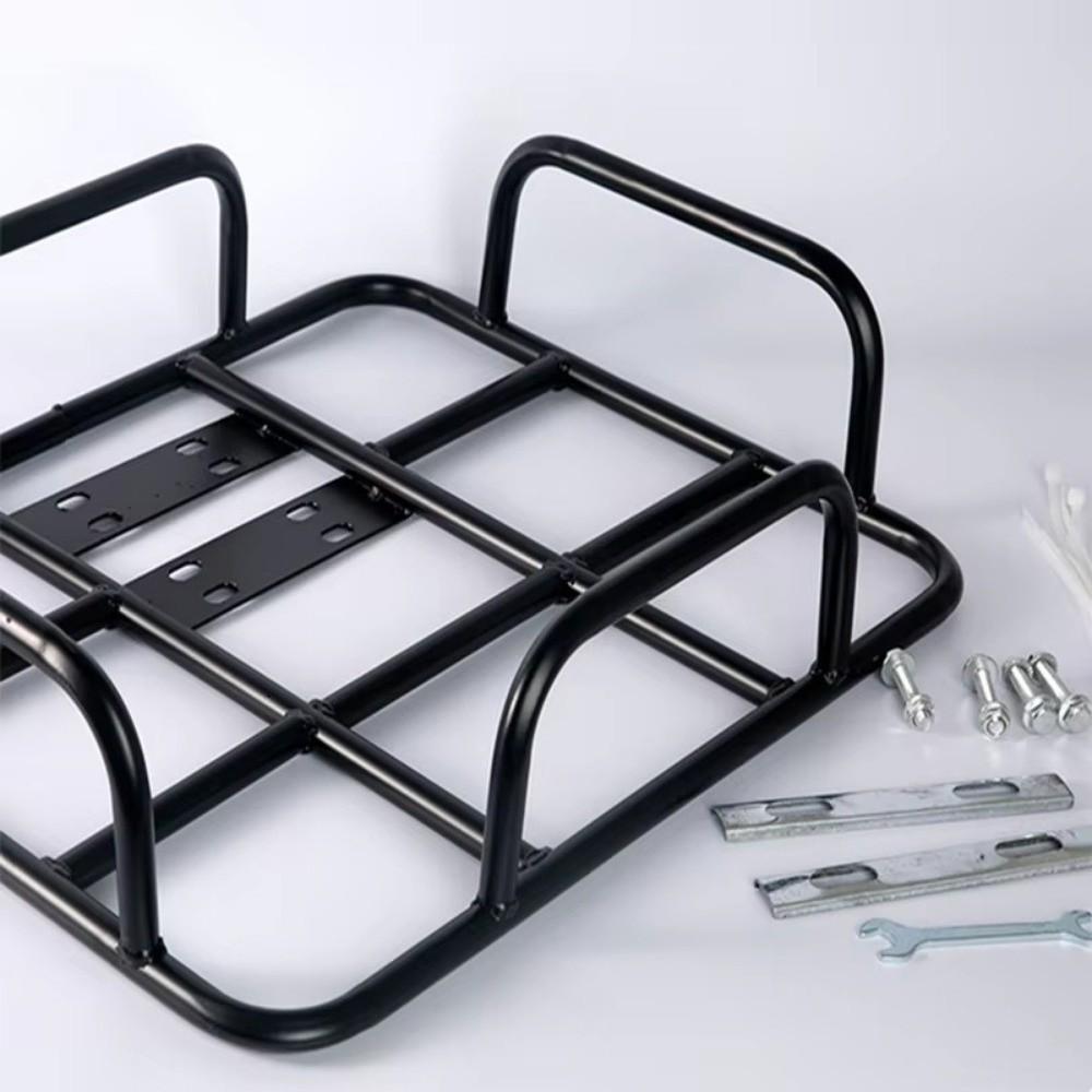 Rear Grille Loading Food Delivery Box Rack Black Freight Rack For Motorcycle Electric Bicycle