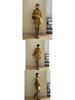Korean Style Khaki Coat: Women's Autumn/Winter 2025 Petite Slimming Straight Shoulder Jacket, High-End Hepburn Style