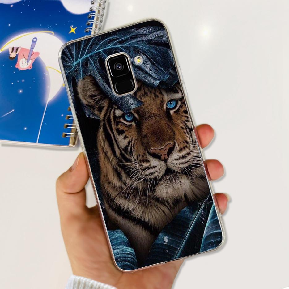 For Samsung Galaxy A8 Plus 2018 Case SM-A730F Luxury Painted Cover Soft Silicone Phone Case For Samsung A8 2018 A530F A8+ Bumper