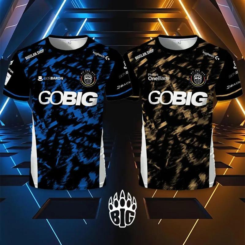 Germany Esports Team BIG 25/26 Season Jersey CS2 Gaming Breathable Training Uniforms Shirt Men’s & Women’s Casual Sports T-Shirt