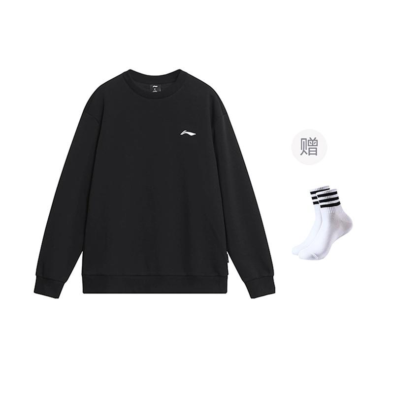 Li-Ning Li Ning Sweatshirts Men's Crew Neck Moderate Unisex AWDTD81-1