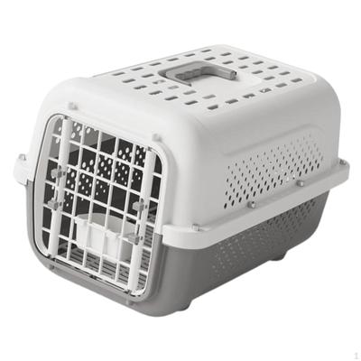 Compact Travel Carrier for Cats and Dogs 19x12.6x13.8inch with Handle