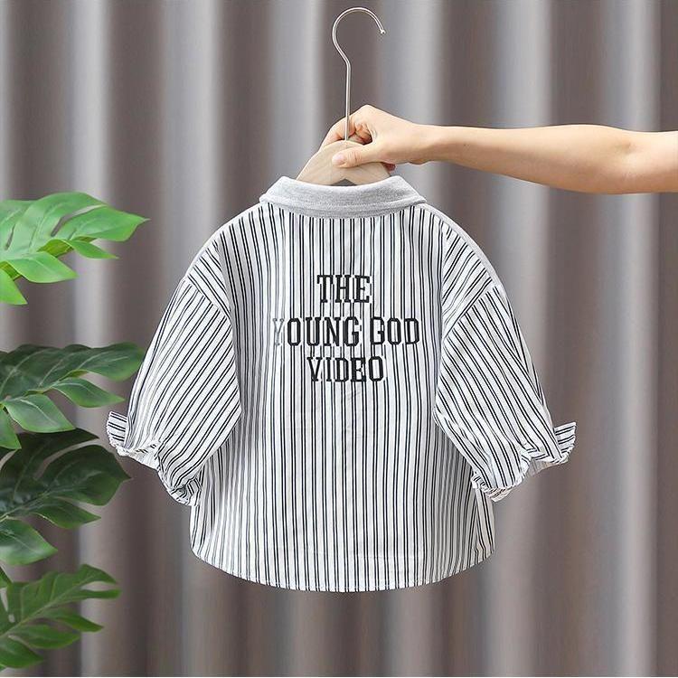 Boys' Long Sleeve Casual Shirt - 2024 Trendy Autumn Style