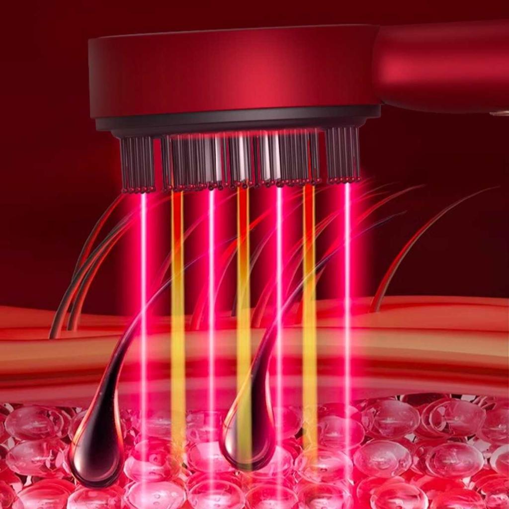 Scalp Massage Comb Nourishing Hair Comb Kneading Liquid Hair Generator Red Light Hair Care Comb Scalp Massager