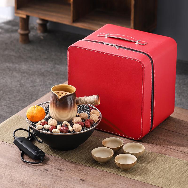 Yujie Gradient Side Handle Teapot & Electric Stove Tea Set