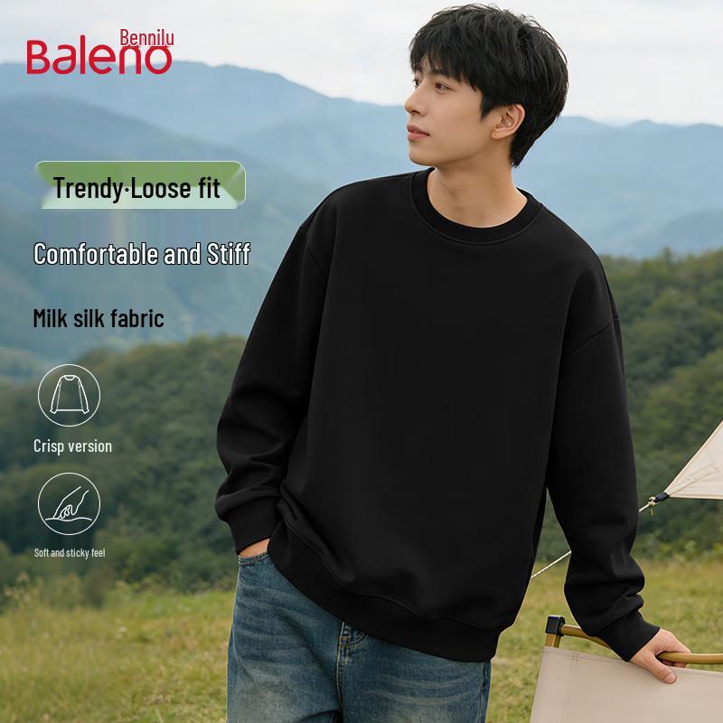 Baleno Men s Solid Round Neck Sweatshirt 2XL