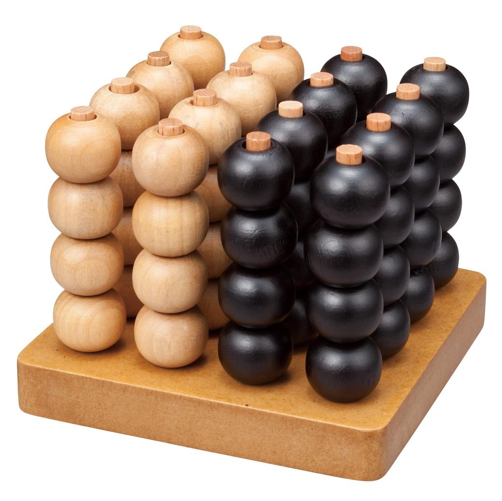 Hanayama Puzzle Exercise, Katsunou 3D Four-in-One, Ages 6+