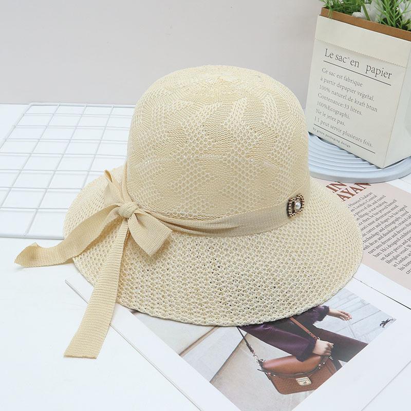 Women's Summer Wide Brim Straw Sun Hat for Beach & Vacation