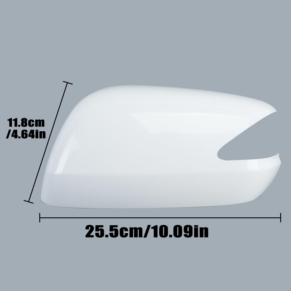Rearview Mirror Covers Shell Housing Caps For Honda 2009-14 Fit For Honda Jazz 2009 2010 2011 2012 2013 2014 Atuo Accessories