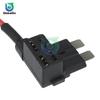 12V Micro/Mini/Standard Size Car Fuse Holder Add-a-circuit TAP Adapter with 10A Micro Mini Standard ATM Blade Fuse