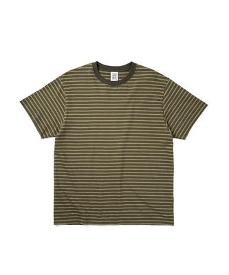 YESEYESEE Y.E.S Thin Stripe Tee Khaki