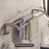 Bohrloser Handtuchhalter aus Weltraumaluminium