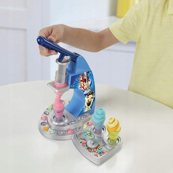 Playdoh Ciastolina Zestaw Tęczowa Lodziarnia 6 Tub
