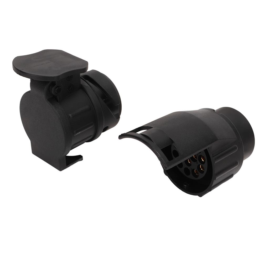 7 Pin To 13 Pin and 13 Pin To 7 Pin Trailer Socket Adapter Set Towing Socket Converter for  Trailer Plugs