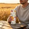 591ml Straight Cup Bountiful pumpkins and melon fruits Straw Cup Gift Cup Skinny Tumbler Portable Tumbler Metal Coffee Mug