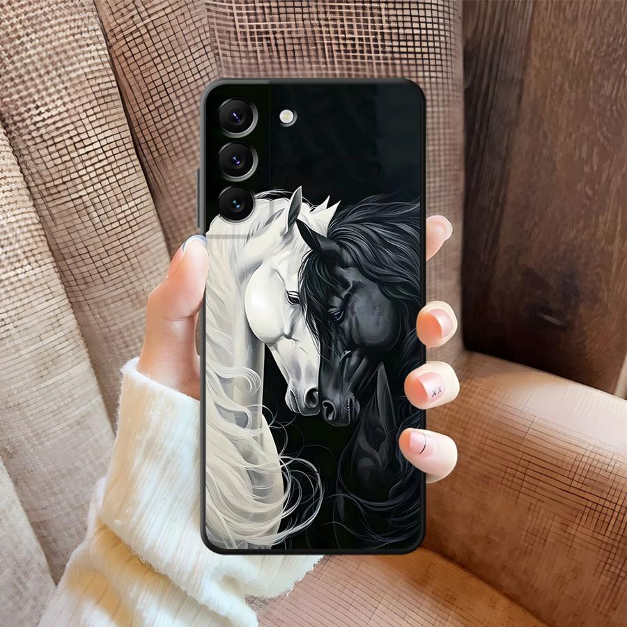 Case for Samsung Galaxy A32 A25 A71 A24 A52 A36 A55 A41 A23 A53 A35 A26 A72 A73 A51 A22 Phone Cover Cool Animal Tiger Lion Horse