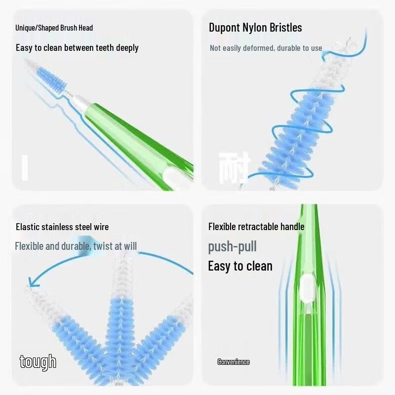 FAWNMUM Portable Interdental Brushes